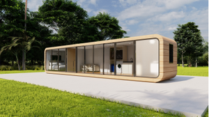 2025, bajo costo, movimiento Modular, casa pequeña, recipiente portátil inteligente, cabina de manzana prefabricada de acero galvanizado de Foshan Integral Ship - Product Image 4