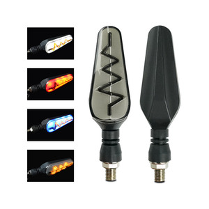 สัญญาณไฟเลี้ยว LED 12V สำหรับรถจักรยานยนต์แบบสองสี - Product Image 2