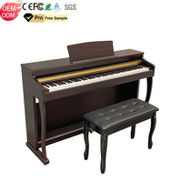 Cost-Effective Wholesale DEMAN XH-8806L Upright 88-Key Hammer Action Digital Piano with 3 Pedals and Case