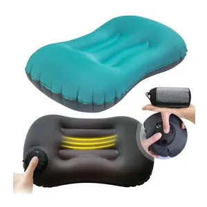 새로운 디자인 여행 하이킹 배낭 야외 캠핑 풍선 베개 내부 울트라 라이트 핸드 펌프