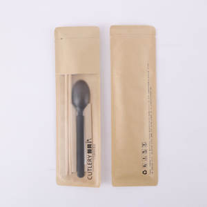 أدوات مائدة من الخيزران صديقة للبيئة تشمل عيدان الطعام والملعقة والمناديل وأعواد الأسنان للاستخدام اليومي والسفر - Product Image 5