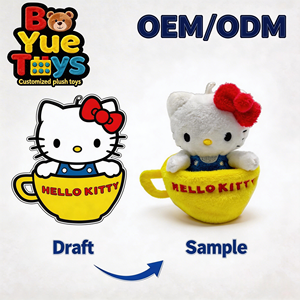 Factory Custom <strong>Hello</strong> KT Bear Plush Super Soft PP Cotton Stress Relief Party Wedding <strong>Toys</strong> Accept Custom Fabric/Pattern/Logo - Product Image 1