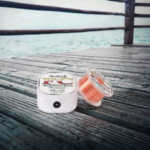 Lignes de pêche SAMYEARS Matériau soyeux Ligne écologique de 50m pour la pêche en mer Ligne de pêche rose fluo de meilleure qualité - Product Image 1