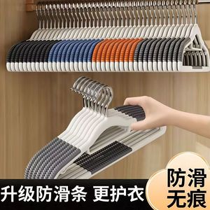 Perchas de plástico para ropa con almohadillas antideslizantes para organizar el armario y el guardarropa - Product Image 3