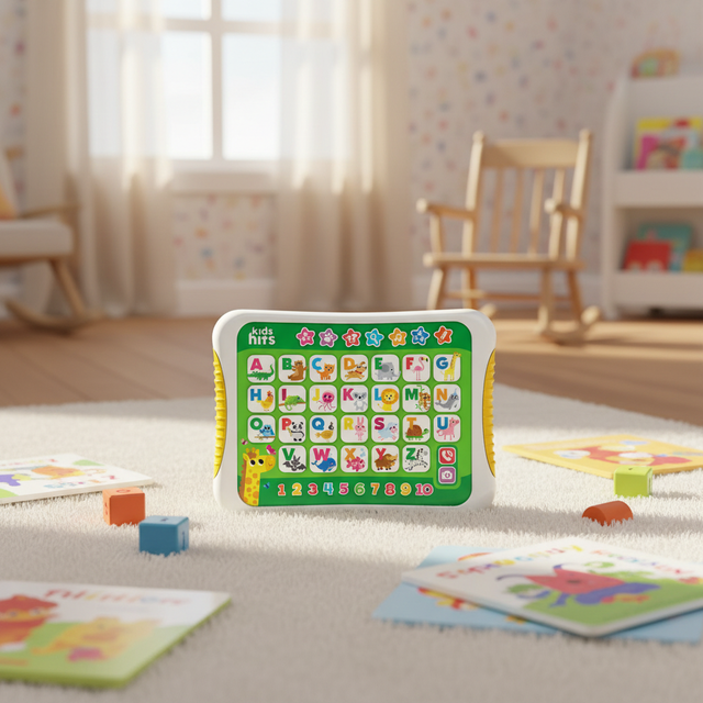 Kids Touch Control Learning Tablet | Early Educational Learning Machine with Light Effects | OEM Customizable