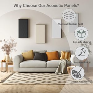 Panel <span class=keywords><strong>Acústico</strong></span> Moderno <span class=keywords><strong>de</strong></span> <span class=keywords><strong>Fibra</strong></span> <span class=keywords><strong>de</strong></span> <span class=keywords><strong>Vidrio</strong></span> Recubierto <span class=keywords><strong>de</strong></span> Tela, Ignífugo e Impermeable, para Absorción <span class=keywords><strong>de</strong></span> Sonido en Escuelas, Panel Decorativo para Pared - Product Image 3