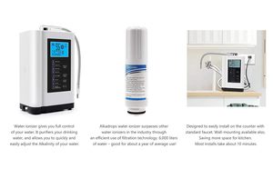 AlkaDrops <strong>Water</strong> <strong>Ionizer</strong>, <strong>Water</strong> Purifier Machine PH 3.5-10.5 Alkaline Acid <strong>Water</strong> Machine,Up To -500mV ORP - Product Image 5