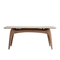 Ensemble de salle à manger en dalle de pierre, table à manger rectangulaire moderne et minimaliste pour les petites maisons, appartements, restaurants, écologique et durable