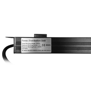 PDU de 8 Puertos para Montaje en Rack, 19" 1U, Carcasa de Aleación de Aluminio, Interruptor de 2 Polos, Unidad de Distribución de Energía Industrial, <span class=keywords><strong>Precio</strong></span> Económico - Product Image 3
