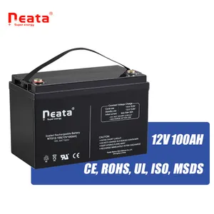 Neata Solar Energy Storage GEL Battery 12V 100Ah 120Ah 150Ah 200Ah 250Ah Deep Cycle AGM Sealed Lead Acid Batteries