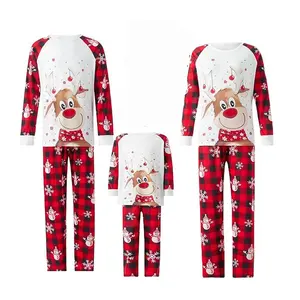 New Popularity Christmas Matching Family Pajamas 2023 Clothing Manufacturers Embellished Christmas Pajamas Family Unique Design