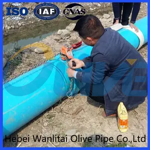 Großer Durchmesser Wasser Kunststoff PVC-Rohr PVC-O Landwirtschaft liche Bewässerung Entwässerung Kunststoff Wasser rohr Preis