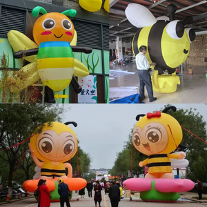 Exhibición de <span class=keywords><strong>abeja</strong></span> inflable <span class=keywords><strong>gigante</strong></span> personalizada/Miel de animales inflable/<span class=keywords><strong>abeja</strong></span> de soporte inflable para publicidad decoración promocional - Product Image 5