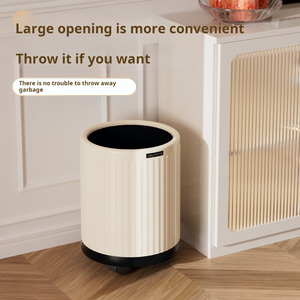 <span class=keywords><strong>Poubelle</strong></span> à roulettes 2 en 1, 12L avec seau intérieur amovible et couvercle, <span class=keywords><strong>chariot</strong></span> mobile facile à nettoyer pour la <span class=keywords><strong>cuisine</strong></span> - Product Image 1
