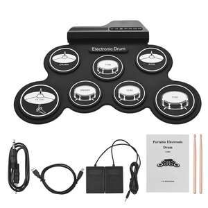 Batería Electrónica de Silicona de Alta Calidad, Plegable, en Venta - Product Image 1