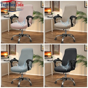 Silla de Oficina Ejecutiva Ergonómica Moderna, Económica, de Tela Negra, Giratoria, con Base de Acero Inoxidable - Product Image 6