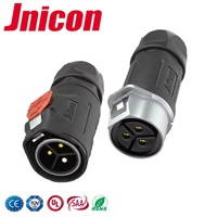 MJ24 Model 50A Konektor Daya Industri Kedap Air Arus Besar untuk Peralatan