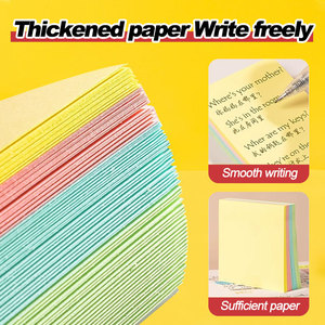 Pastel Self-Adhesive Sticky Notes Custom 3x3 Inches Blank Memo <strong>Pads</strong> Easy to Post for Office School <strong>Study</strong> - Product Image 4
