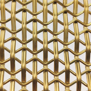 Malla de alambre tejido, engarzado, arquitectura, para tabiques de habitación, <span class=keywords><strong>precio</strong></span> bajo, venta - Product Image 2