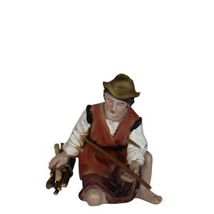 Figura de Natividad Personalizable, Pastor Arrodillado, Paquete de Madera, Tamaño Pequeño (9 cm) para 9006935283631, Figuras para Decoración - Product Image 1