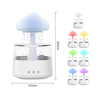 Machine à bruit blanc, veilleuse LED, humidificateur à brume fraîche avec effet de pluie, nuage, arbre, goutte d'eau, champignon pour dormir