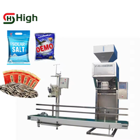 Machine d'emballage verticale semi-automatique électrique 50kg 100kg pour poudre, produits chimiques, moteurs, particules, granulés, céréales, pellets, engrais