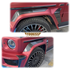 <span class=keywords><strong>Youkiss</strong></span> nouveau produit pour Mercedes Benz classe G G800 WideStar matériau en Fiber de carbone sèche Wheelarch prix de gros pour le modèle 2025 - Product Image 5
