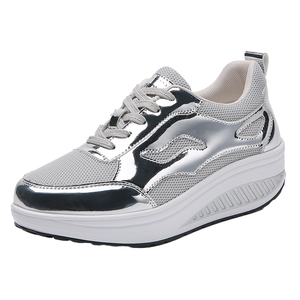 Zapatillas Deportivas de Mujer con Cordones, de Caña Baja, para Caminar en Invierno, Correr, con Plataforma para Aumentar la Altura, Malla Transpirable, para Trotar en Primavera - Product Image 4