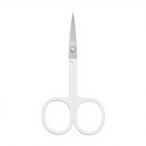 Stainless Steel <b>Nail</b> Clippers Right-<b>Handed</b> Scissors Curved Blade Sharp Tip Bevel Shape 12.5mm Wide Jaw Opening Durable Finger - Product Image 1
