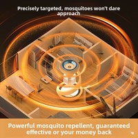 Tueur de moustiques rechargeable pour la maison, faible bruit, 3 niveaux d'éclairage, sans danger pour les bébés et les femmes enceintes