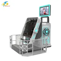 Simulateur de vol à 720 degrés Cockpit 360 VR Chaise Vidéos Gaming 9D VR Rotation à 360 degrés Simulateur de montagnes russes