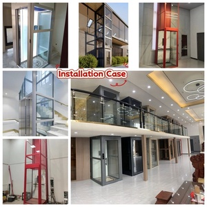 Ascenseur de cabine compact et élégant pour 3-4 étages, avec entraînement par courant alternatif et plancher en PVC, facile à installer, pour maisons rénovées et bâtiments historiques - Product Image 6