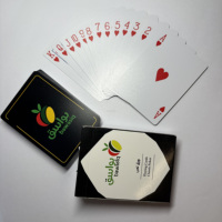 Cartes à jouer en plastique personnalisées Baloot, 32 cartes/54 cartes, cartes à jouer arabes, Koweït, Qatar, personnalisation du logo, PVC, cartes en plastique imperméables