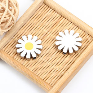 Unisex grazioso <span class=keywords><strong>ciondolo</strong></span> <span class=keywords><strong>margherita</strong></span> modello di forma originale Pan charm bracciale per fare perline gioielli fai da te per donna uomo - Product Image 2