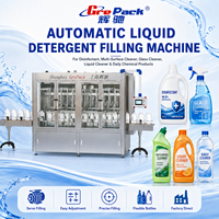 Machine de remplissage entièrement automatique à piston servo linéaire pour détergent lessive, shampoing, savon liquide et liquides visqueux