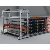 Système de rayonnage vertical automatique Maximisez l'utilisation de l'espace d'entrepôt et l'efficacité de la manutention