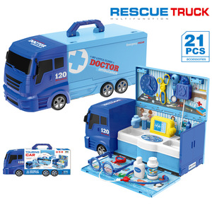 Cuisine et outils médicaux pour enfants ensemble de jouets en plastique <span class=keywords><strong>docteur</strong></span> cuisine semblant jouets préscolaires pour garçons filles 5-7 ans - Product Image 4