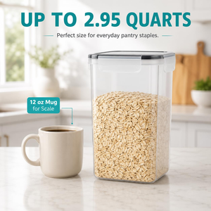 Fresh Style Storage Boxes <b>Kitchen</b> Airtight Food Containers Lids PP Storage <b>Bins</b> Home Organization Sets Available - Product Image 3