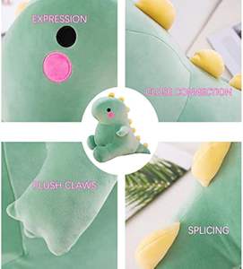 Grossistes professionnels de jouets en peluche jouets en peluche de gros dinosaure mignon cadeaux d'anniversaire en peluche personnalisés pour garçons filles - Product Image 5