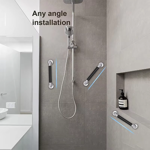 ราวจับกันลื่นสำหรับอ่างอาบน้ำสแตนเลส พับได้ สำหรับผู้สูงอายุและผู้พิการ ติดผนัง เป็นมิตรกับสิ่งแวดล้อม สะดวกสบาย - Product Image 6