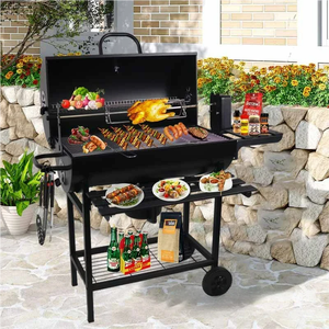 Four <span class=keywords><strong>à</strong></span> rôtir de camping en plein air, four <span class=keywords><strong>à</strong></span> rôtir et <span class=keywords><strong>à</strong></span> griller, four <span class=keywords><strong>à</strong></span> barbecue au charbon de bois de style américain, grand barbecue automatique pour la maison - Product Image 3