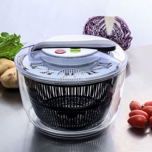 Exprimidor de Frutas y Verduras de Plástico de Gran Capacidad para el Hogar, con Operación de una Sola Mano, Secador de Ensaladas - Product Image 2