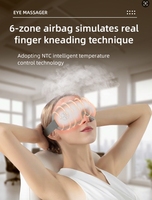 Smart Electric Eye Care Massage gerät Luft kompression Faltbares Design Musik funktion Vibrierende elektrische Heizung Augen massage Produkt