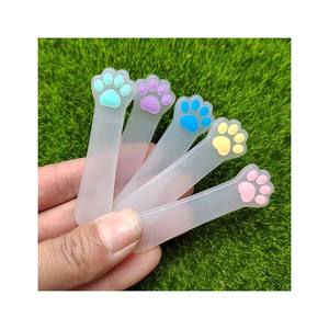 100 Pcs/<span class=keywords><strong>Lot</strong></span> Belle Chat Chien Patte Cuillères Résine Flatback Cabochons Mignon Animal Griffes Imprimer Slime Perles pour Maison De Poupée Accessoires - Product Image 3