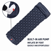 Matelas Gonflable d'Extérieur Simple en TPU Diamant avec Pompe à Pied pour le Camping – Vente en Gros
