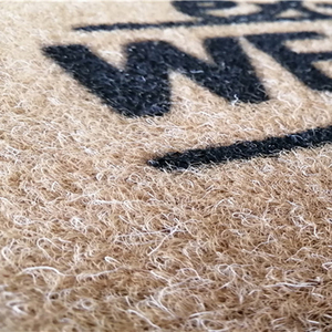 Vente en gros de tapis réversibles tressés en <span class=keywords><strong>coco</strong></span>, <span class=keywords><strong>coco</strong></span>, noix de <span class=keywords><strong>coco</strong></span>, motif fantaisie, tapis en fibre artificielle naturelle lavable - Product Image 1