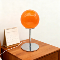Lampe de table LED DC moderne et simple au design créatif pour chambre, bureau, studio - Ornement et lumière d'ambiance en forme de sucette
