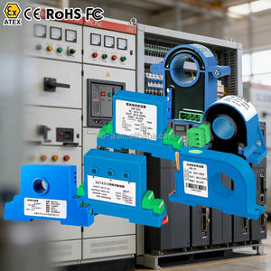 Transductor de Corriente CA de Efecto Hall, Salida 4-20mA, Transmisor de Corriente de Fuga CC, Sensor de Corriente CA de Bucle Abierto Analógico 0-10V para PLC - Product Image 1