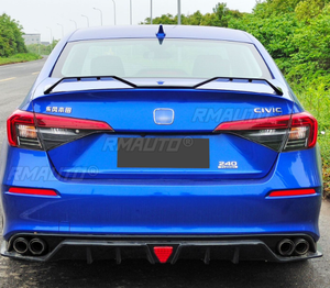 สปอยเลอร์หลังรถยนต์ ชิ้นส่วนตกแต่งสปอยเลอร์หลังสำหรับ Honda Civic รุ่นที่ 11 Sedan ปี 2022 2023 2024 อุปกรณ์ตกแต่งรถยนต์ - Product Image 4