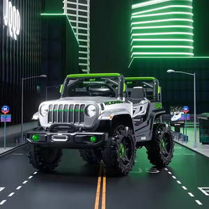 Elektrisches Kinder-Vierrad-Spielzeugauto Hochwertiges Klassisches Auto mit Doppel-Fernbedienung für Mädchen Kinder <span class=keywords><strong>2</strong></span>-Sitzer - Product Image 2